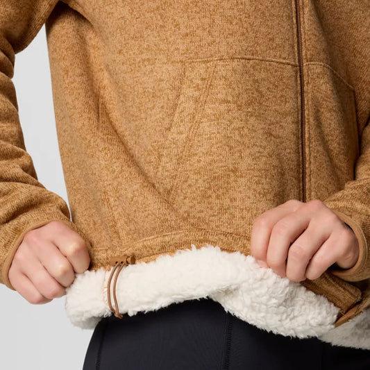  - ["Abbigliamento","Columbia Sportswear","Donna","Giacche","Nuovo"] - Columbia Women Sweater Weather Sherpa Full Zip Ii Camel Brown Hea - Lupis SRL