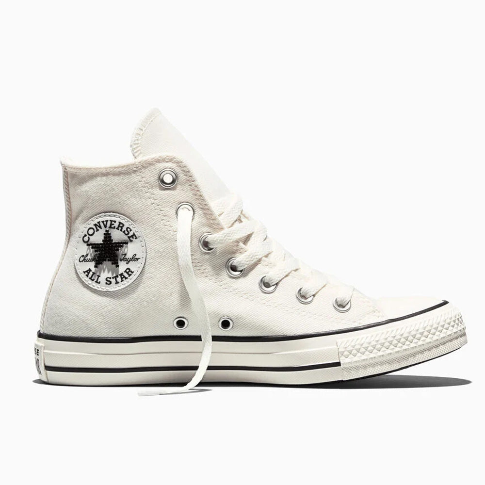 Converse Unisex CTAS Hi Egret Black Egret A16678C Sneakers