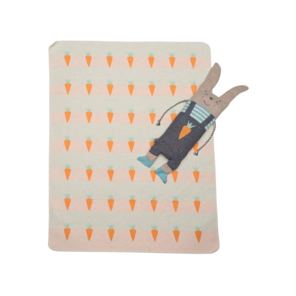 Coperta David Fussenegger Juwel Set con pupazzo Coniglio 68646079