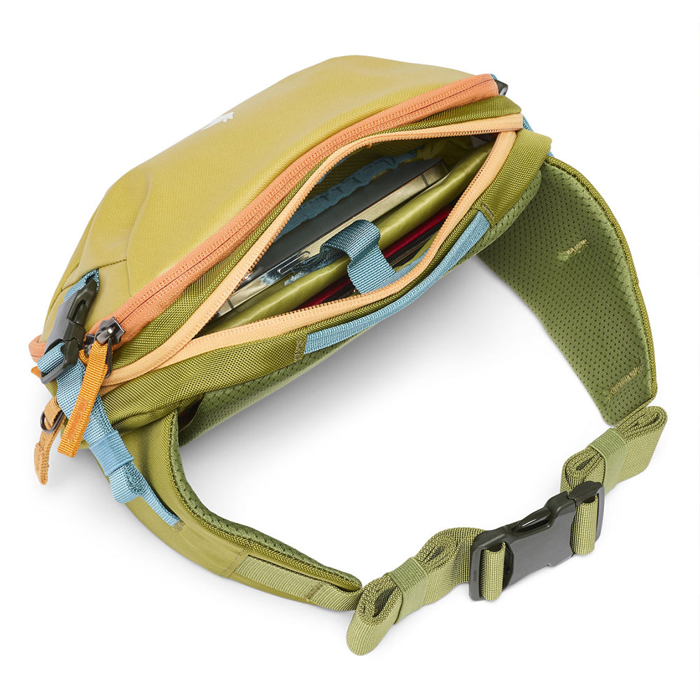  - ["Accessori","Borse","Cotopaxi","Donna","PE25","Unisex","Uomo"] - Cotopaxi Allpa X 3L Hip Pack Lemongrass And Cedar - Lupis SRL