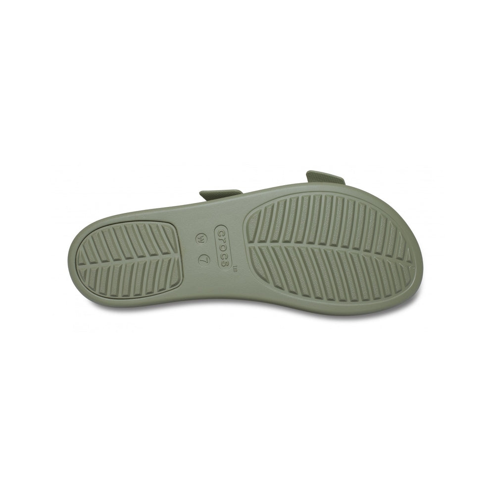 Crocs Women's Brooklyn Buckle Low Wedge Cargo 211215-CARG