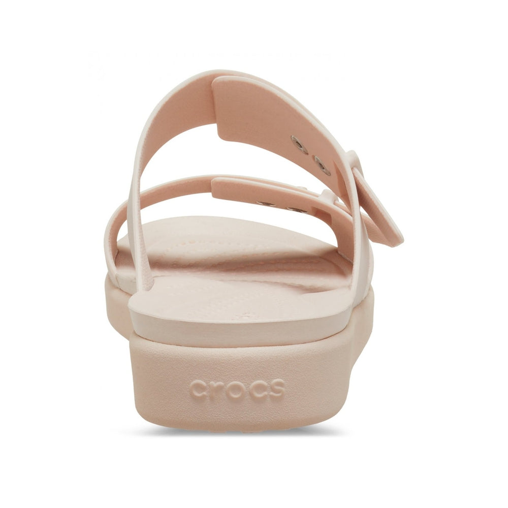 Crocs Women's Brooklyn Buckle Low Wedge Quartz 211215-QUAR