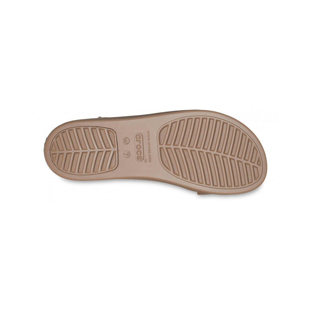 Crocs Sandali Donna Crocs Brooklyn Low Wedge Latte Mushroom 206453-LTMU