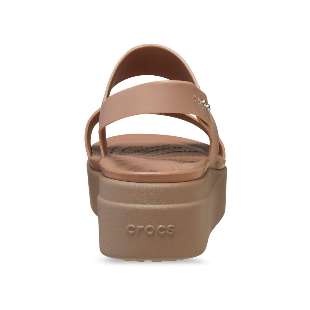 Crocs Sandali Donna Crocs Brooklyn Low Wedge Latte Mushroom 206453-LTMU