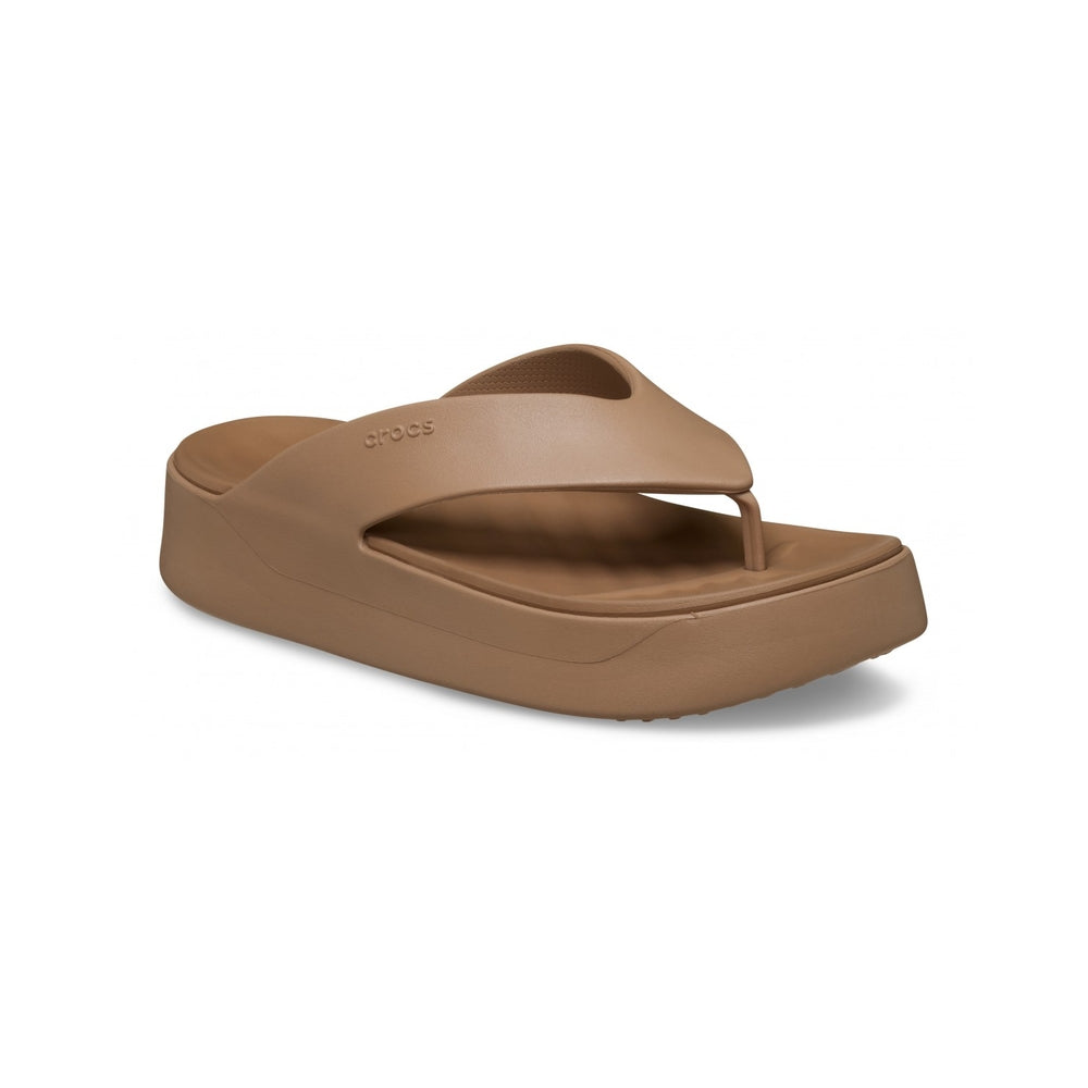 Crocs Women's Getaway Platform Flip Milk Chocolate 209410-MICH