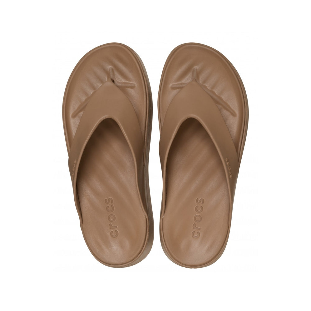 Crocs Women's Getaway Platform Flip Milk Chocolate 209410-MICH