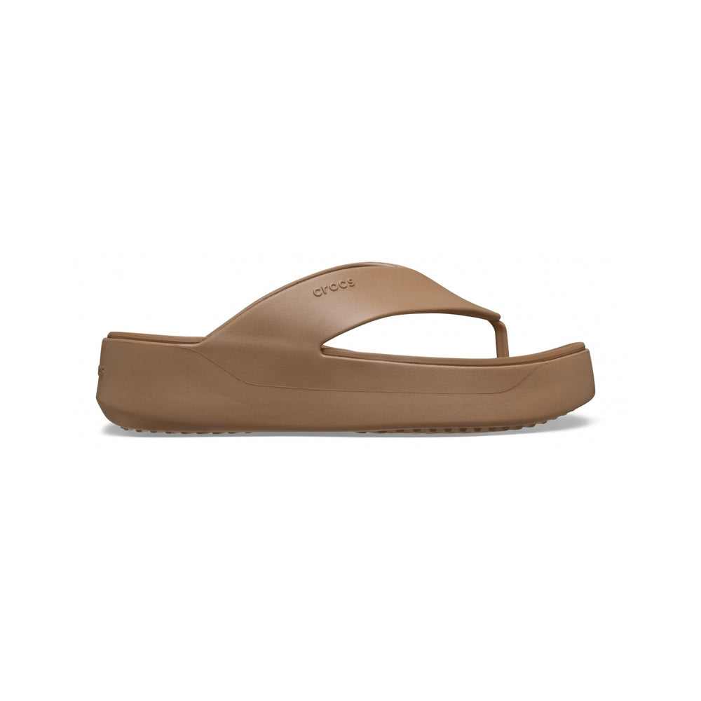 Crocs Women's Getaway Platform Flip Milk Chocolate 209410-MICH
