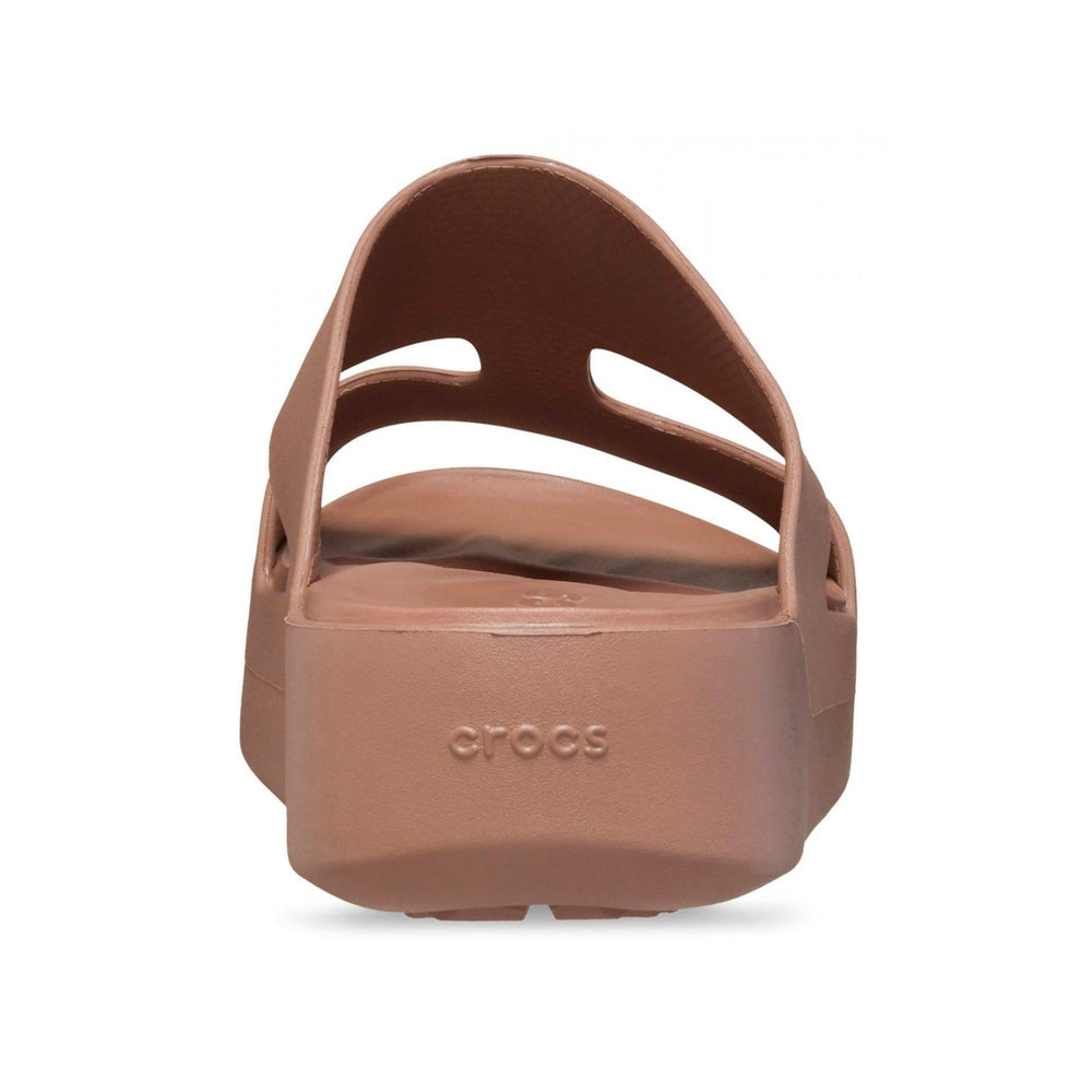 Crocs Women's Getaway Platform H-Strap Latte Sandals 209409-LATT