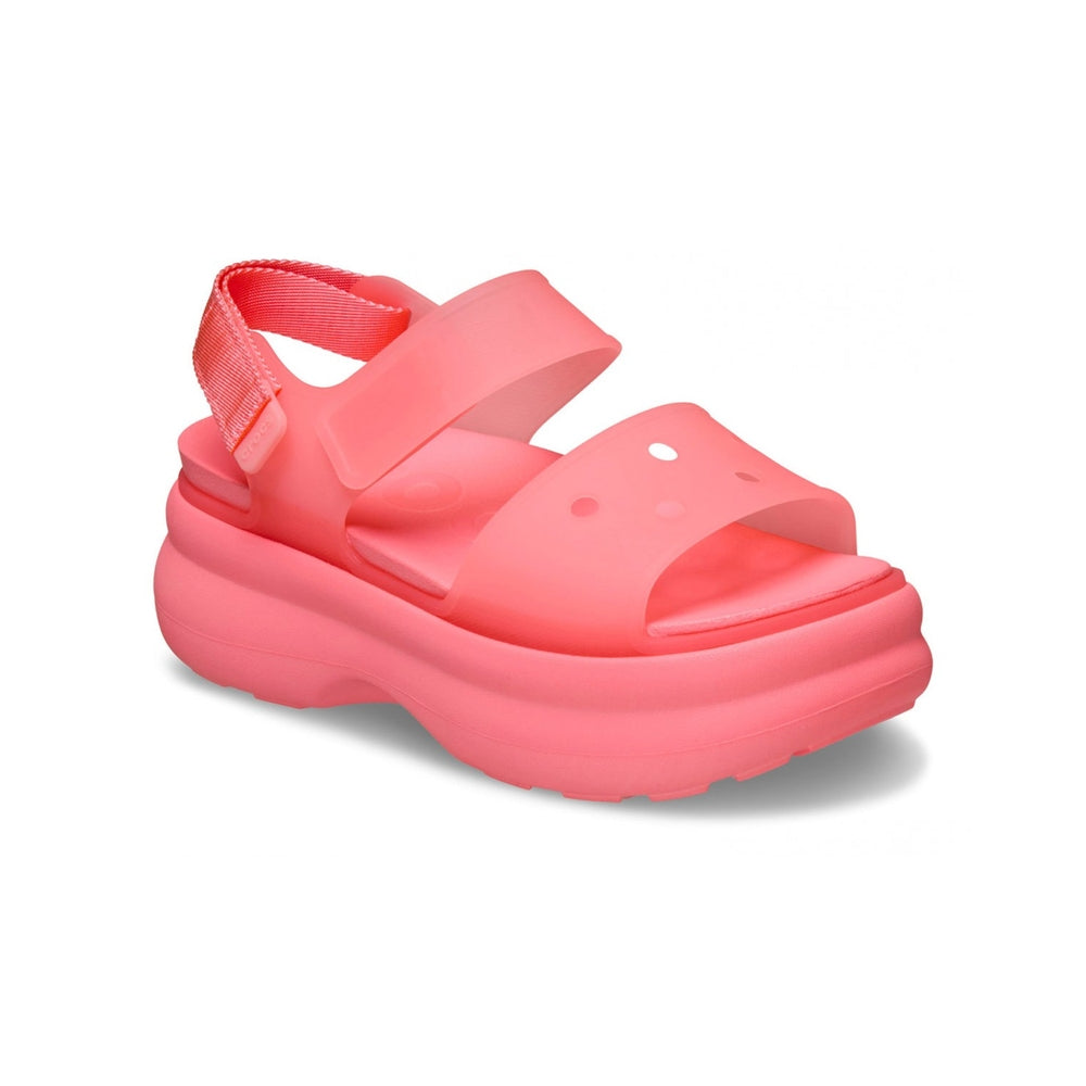 Crocs Women's Sandals Soho Frosted Strap Sandal Guava 212651-GUAV