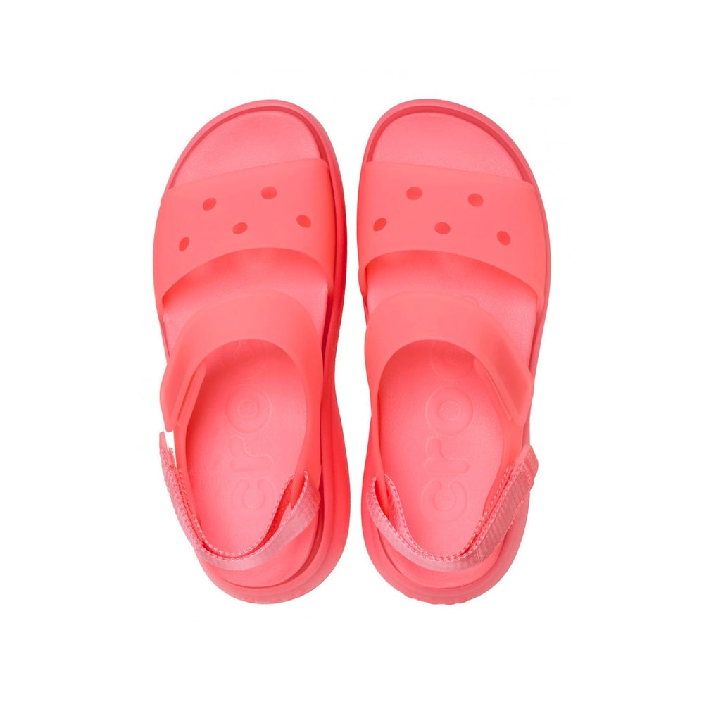 Crocs Women's Sandals Soho Frosted Strap Sandal Guava 212651-GUAV