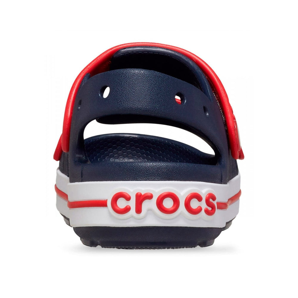 Crocs Toddler Crocband Cruiser Sandal Navy Red 209424-NAVR