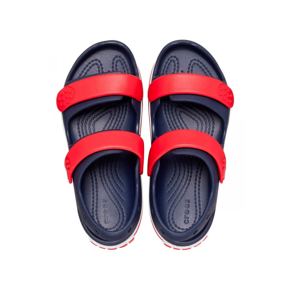 Crocs Toddler Crocband Cruiser Sandal Navy Red 209424-NAVR