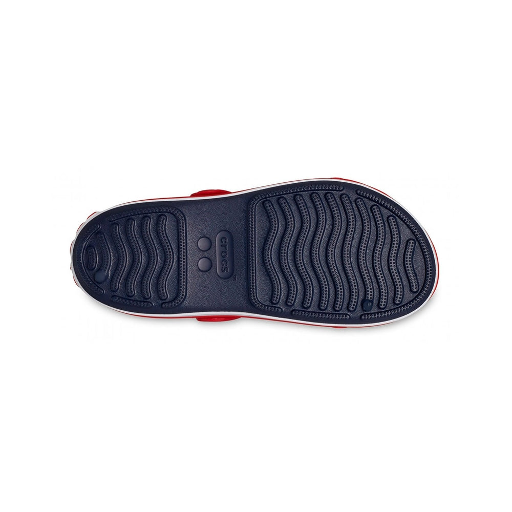 Crocs Toddler Crocband Cruiser Sandal Navy Red 209424-NAVR