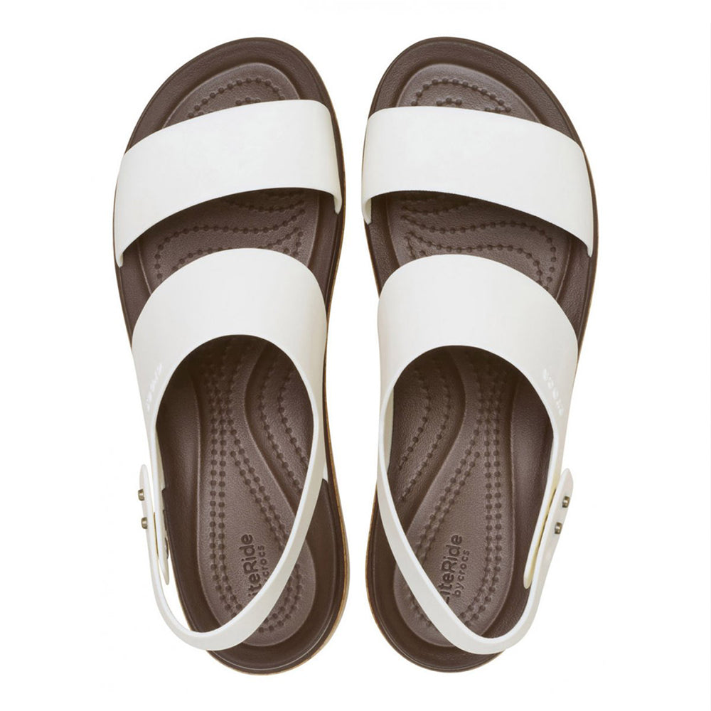  - ["Crocs","Donna","PE25","Sandali","Sandali Eleganti","Scarpe"] - Crocs Brooklyn Cork Low Wedge W Chalk 211144-CHAL - Lupis SRL