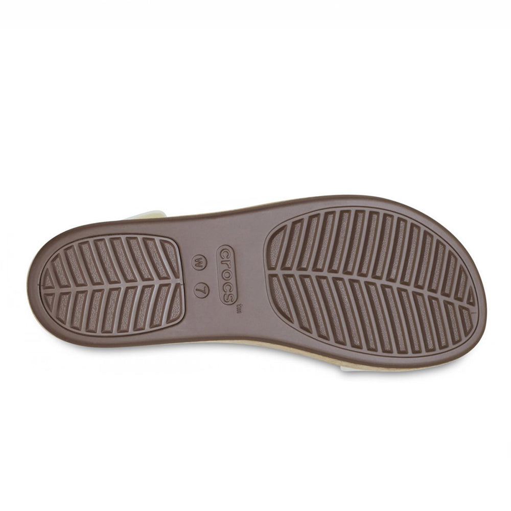  - ["Crocs","Donna","PE25","Sandali","Sandali Eleganti","Scarpe"] - Crocs Brooklyn Cork Low Wedge W Chalk 211144-CHAL - Lupis SRL
