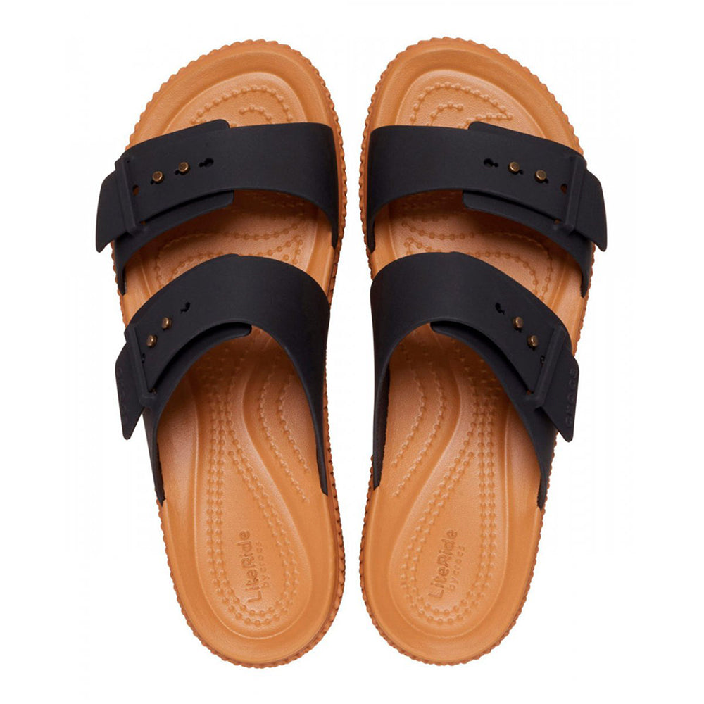 '- ["Ciabatte","Crocs","Donna","PE25","Scarpe"] - Crocs Brooklyn Woven Buckle W Black 209978-BLK - Lupis SRL