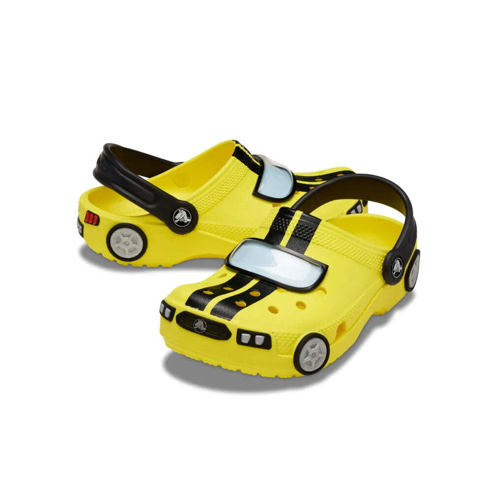  - ["Ciabatte","Crocs","Kids","PE25","Scarpe","Toddler"] - Crocs Classic IAM Race Car Clog T Cyber Yellow 210991-CYYE - Lupis SRL