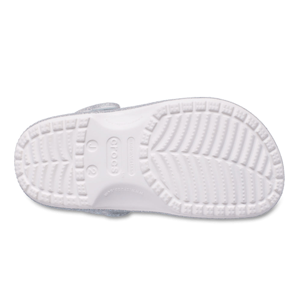 '- ["Ciabatte","Crocs","Kids","PE25","Scarpe","Toddler"] - Crocs Classic Irid Glitter Clog T White 210985-WHI - Lupis SRL
