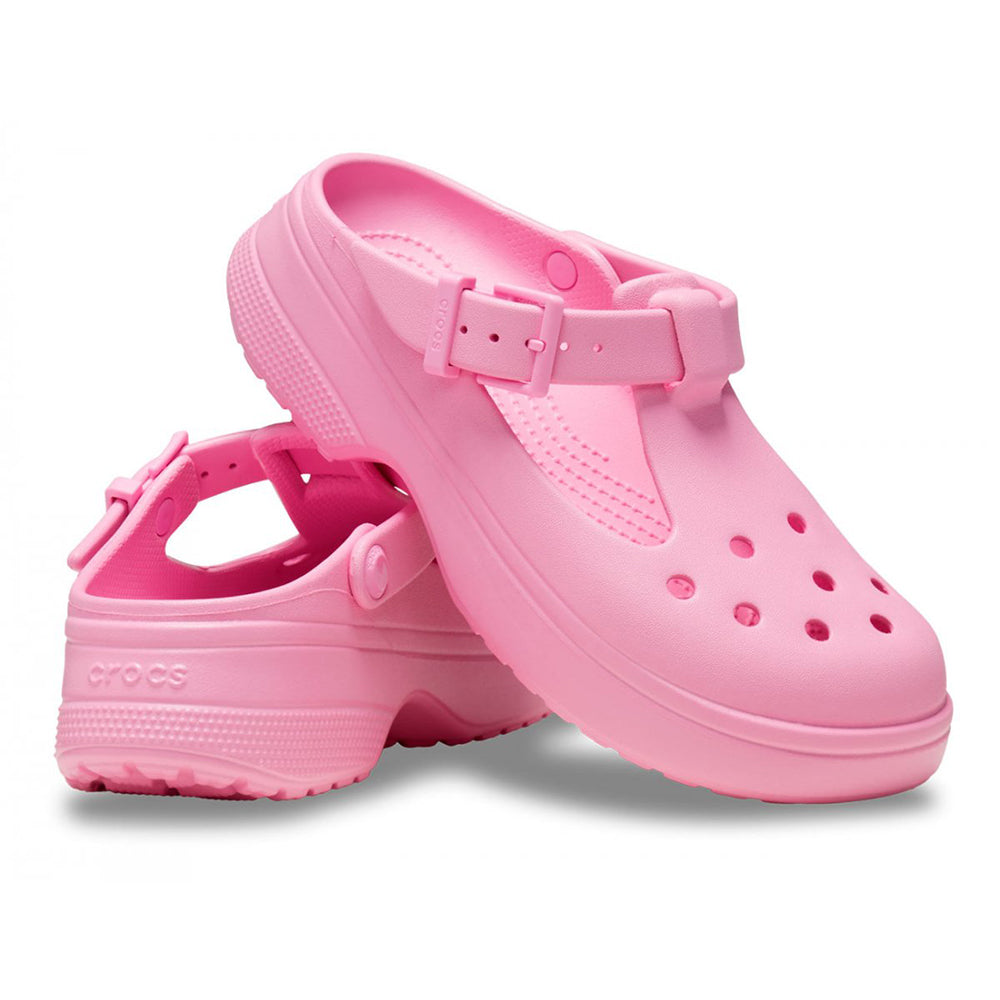 '- ["Ciabatte","Crocs","Donna","PE25","Scarpe"] - Crocs Classic Mary Jane Clog Pink Tweed 210581-PIMK - Lupis SRL