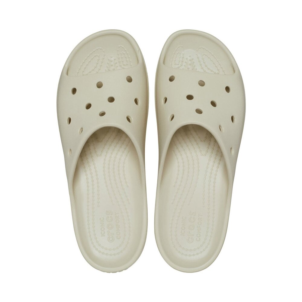 '- ["Ciabatte","Crocs","Donna","Scarpe"] - Crocs Classic Platform Slide Bone - Lupis SRL