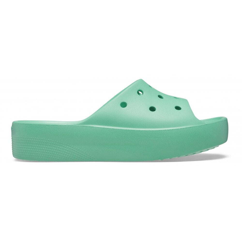 Crocs - Ciabatte, Crocs, Donna - Crocs Classic Platform Slide Jade - Lupis SRL