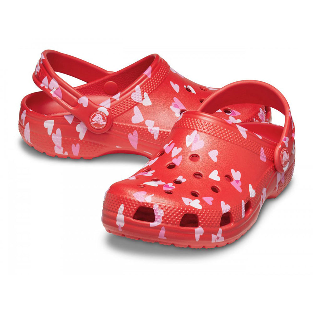 '- ["Ciabatte","Crocs","Kids","PE25","Scarpe","Toddler"] - Crocs Classic VDay Clog T Multi 209755-CHRD - Lupis SRL