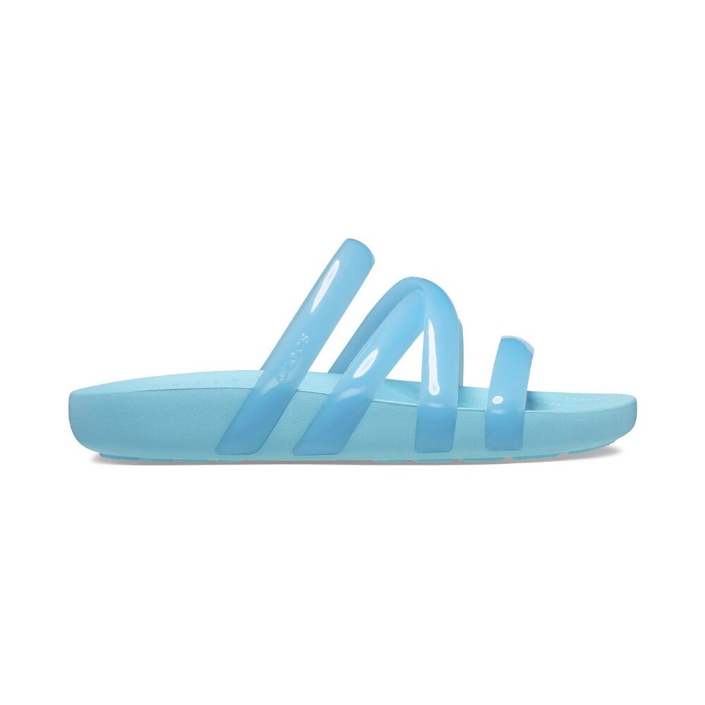 '- ["Ciabatte","Crocs","Donna","Scarpe"] - Crocs Splash Glossy Strappy Turquoise - Lupis SRL