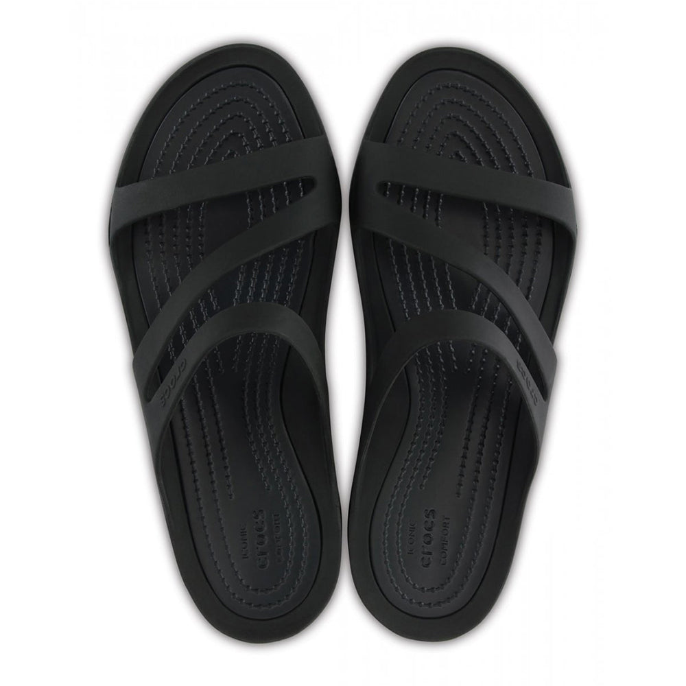 '- ["Ciabatte","Crocs","Donna","PE25","Scarpe"] - Crocs Swiftwater Sandal W Black Black 203998-BKBK - Lupis SRL