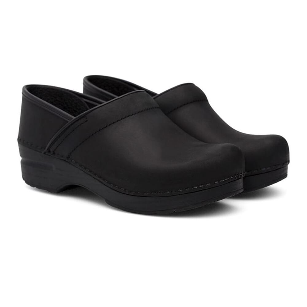 '- ["Ciabatte","Dansko","Donna","Sabot","Scarpe"] - Dansko Professional Oiled Black 206 - Lupis SRL