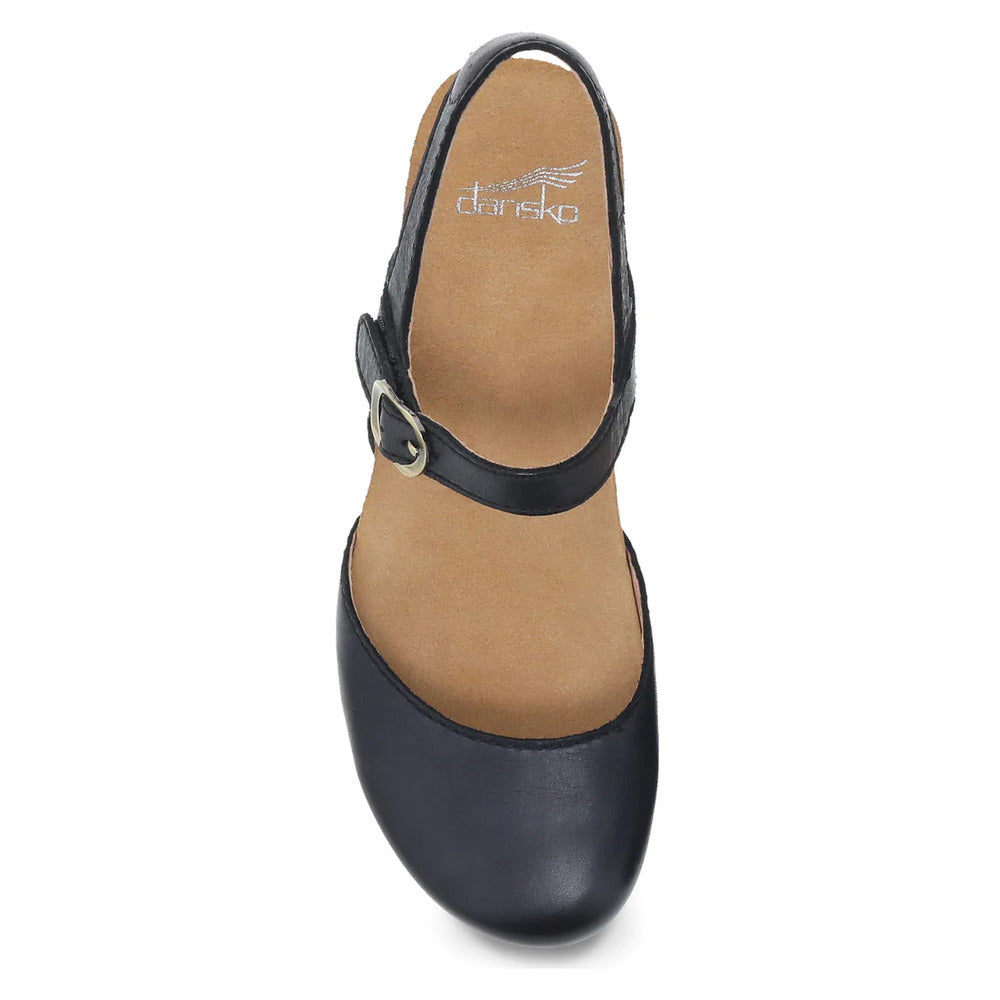 '- ["Dansko","Donna","Sandali Eleganti","Scarpe"] - Dansko Tiffany Milled Burnished Black - Lupis SRL