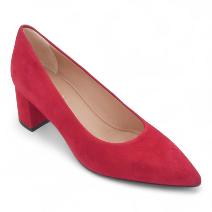  - ["Artigianato","Donna","D\u00e9collet\u00e9","Eva Picci","Scarpe","Tacco"] - Décolleté Da Donna Eva Picci 1601S Camoscio Rosso - Lupis SRL