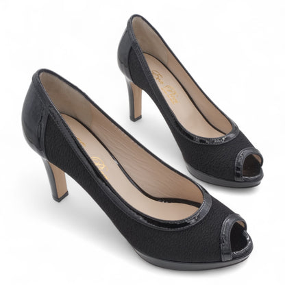  - ["Artigianato","Donna","D\u00e9collet\u00e9","Eva Picci","Scarpe","Tacco"] - Décolleté Da Donna Eva Picci 21336 Musa Nero - Lupis SRL