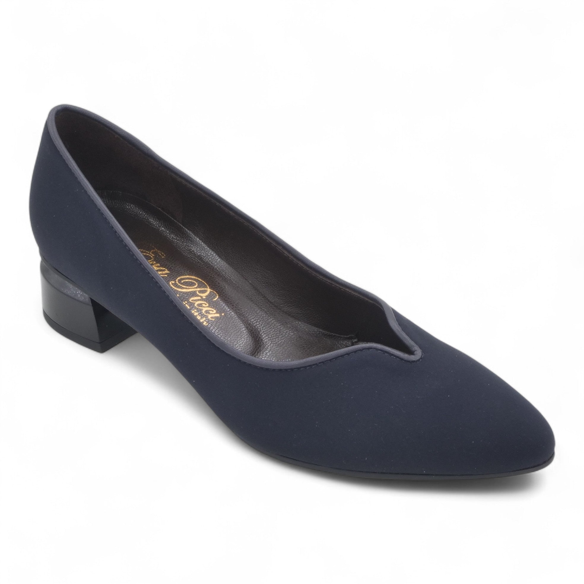  - ["Artigianato","Donna","D\u00e9collet\u00e9","Eva Picci","Scarpe","Tacco"] - Décolleté Da Donna Eva Picci 31888 Step Blu Nappa Blu - Lupis SRL