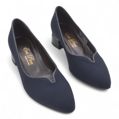  - ["Artigianato","Donna","D\u00e9collet\u00e9","Eva Picci","Scarpe","Tacco"] - Décolleté Da Donna Eva Picci 31888 Step Blu Nappa Blu - Lupis SRL