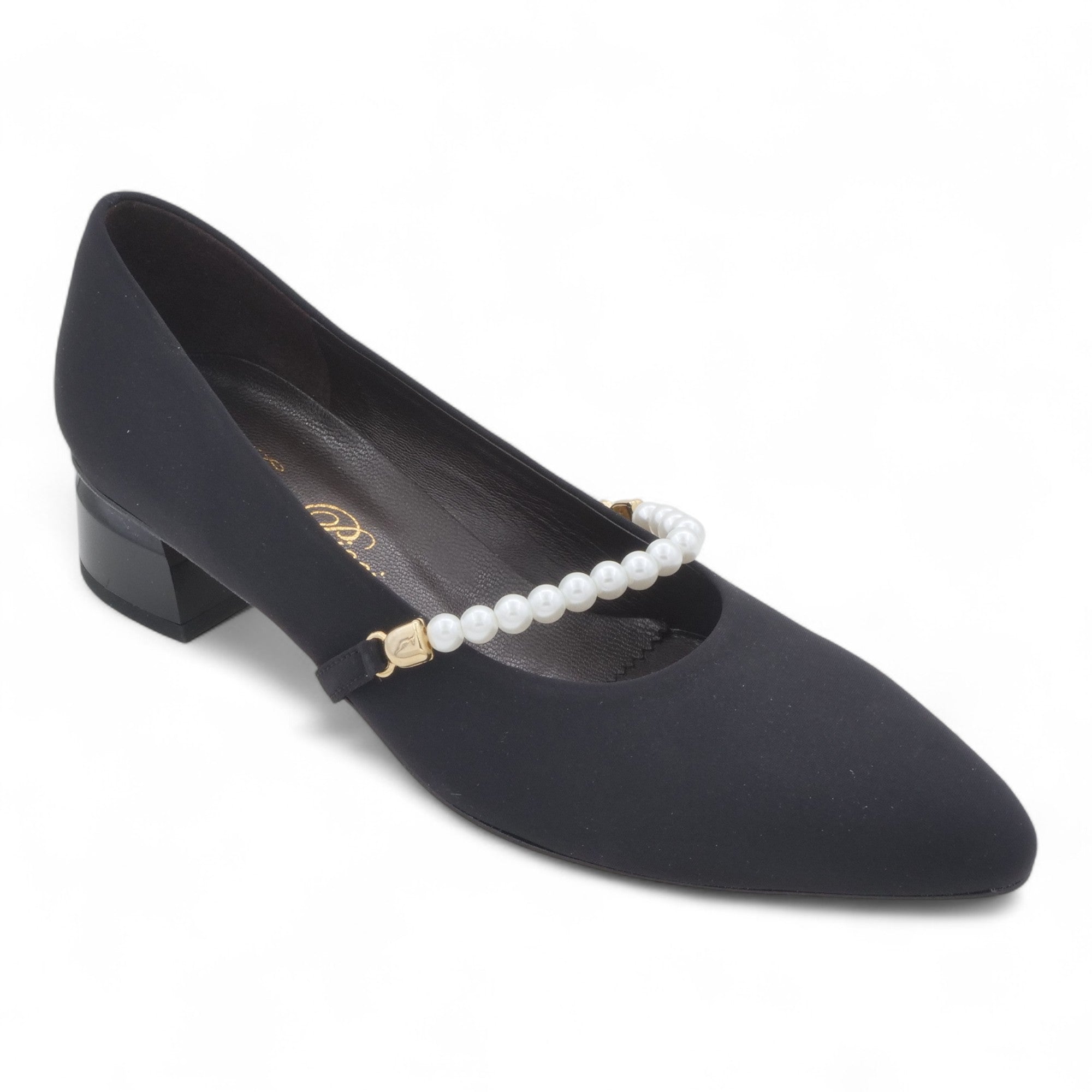  - ["Artigianato","Donna","D\u00e9collet\u00e9","Eva Picci","Scarpe","Tacco"] - Décolleté Da Donna Eva Picci 32181 Nero Perle Décolleté - Lupis SRL