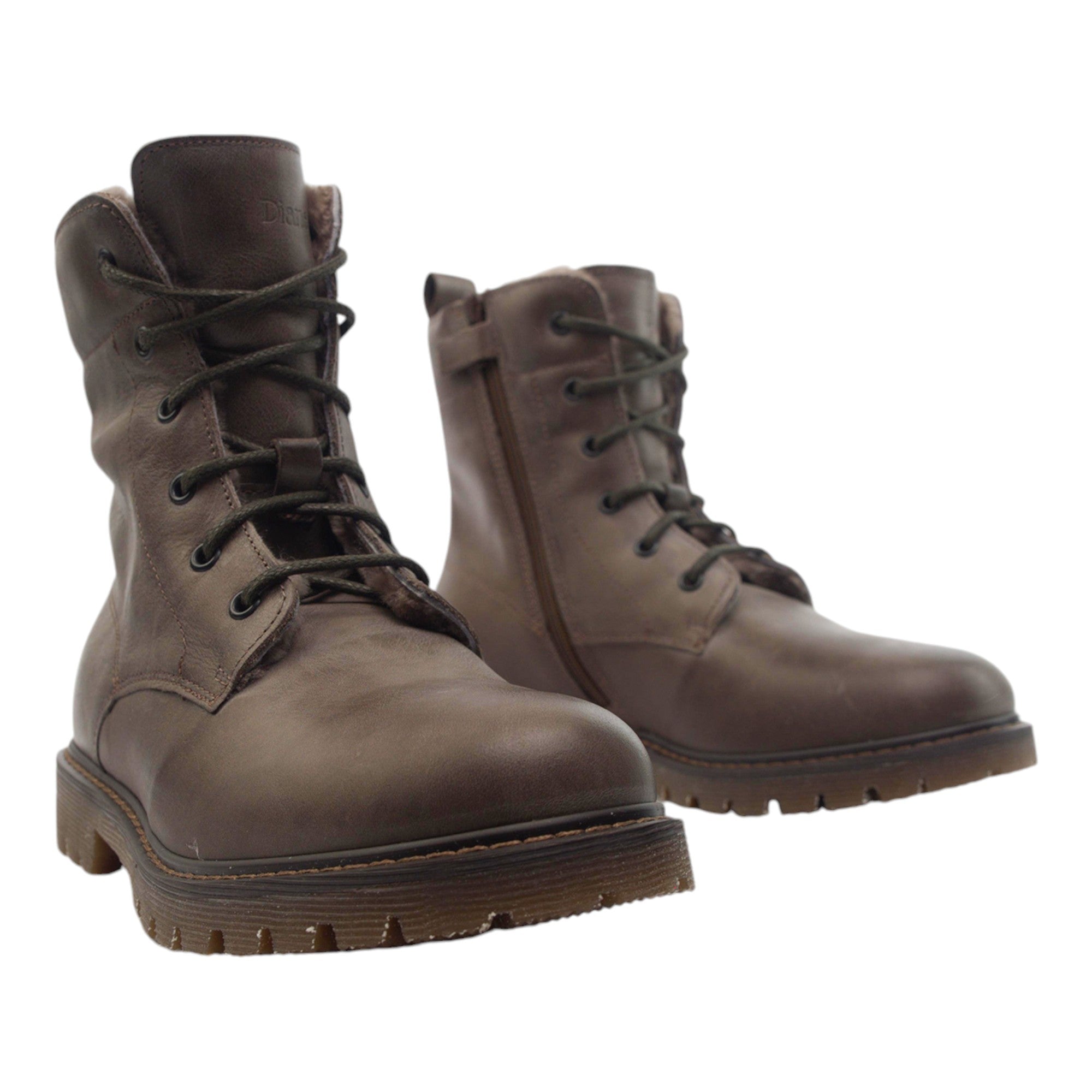 '- ["Anfibi","Artigianato","Dianetti","Donna","Scarpe"] - Dianetti 9975 Montana 3751 Marron Broker Olive - Lupis SRL