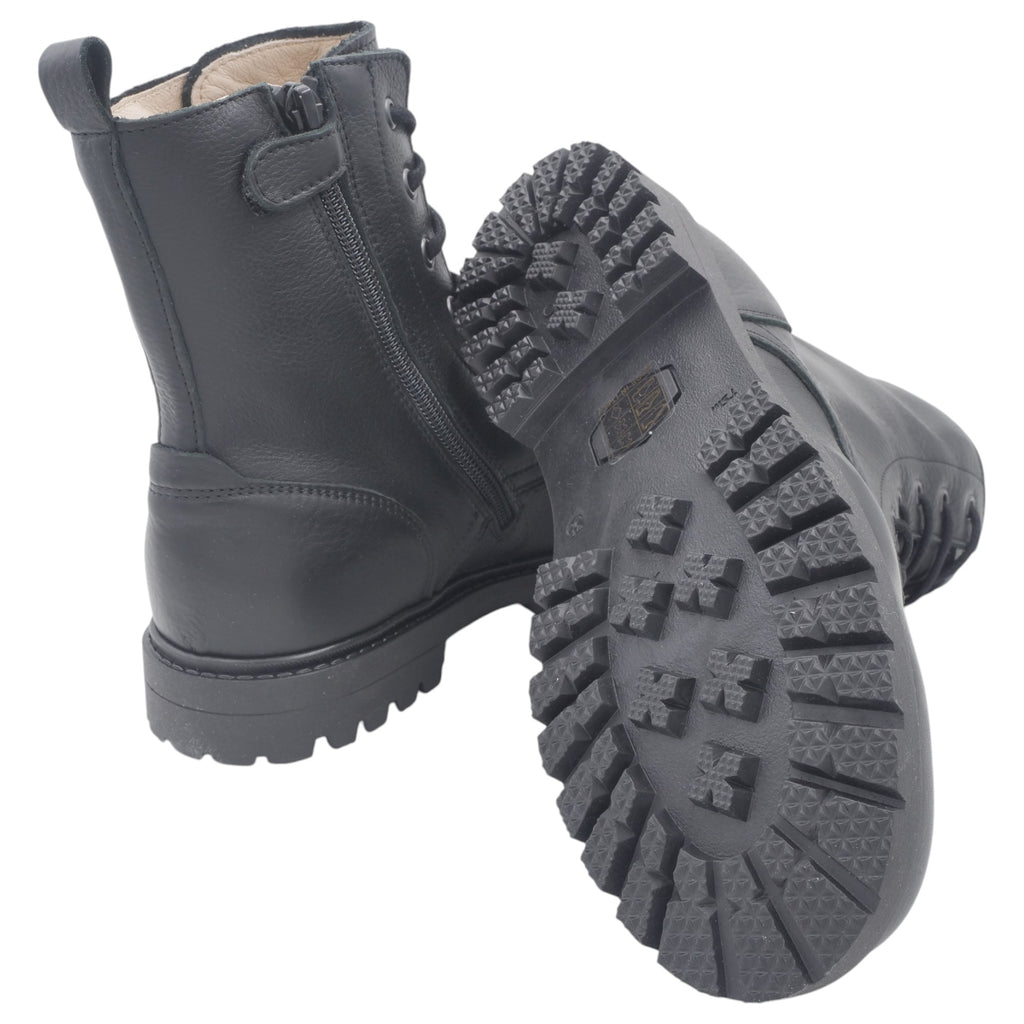 '- ["Artigianato","Dianetti","Donna","Kids","Nuovo","Scarpe","Stivaletti"] - Dianetti Nappa Nera Fodera Camel 1511 - Lupis SRL