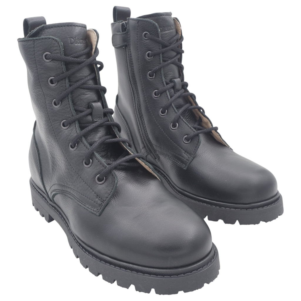 '- ["Artigianato","Dianetti","Donna","Kids","Nuovo","Scarpe","Stivaletti"] - Dianetti Nappa Nera Fodera Camel 1511 - Lupis SRL