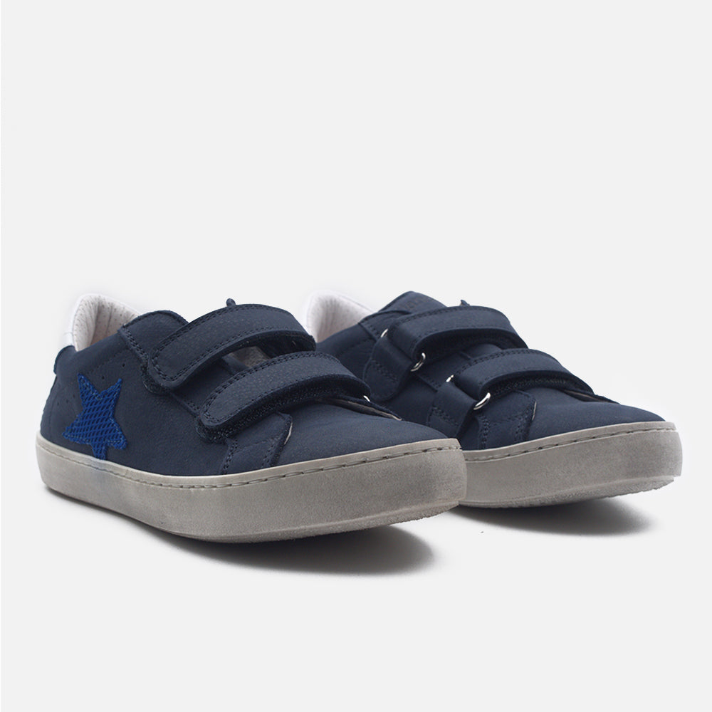 '- ["Artigianato","Dianetti","Kids","Scarpe","Scarpe sportive"] - Dianetti 1402V2 Blu 2 Strappi - Lupis SRL