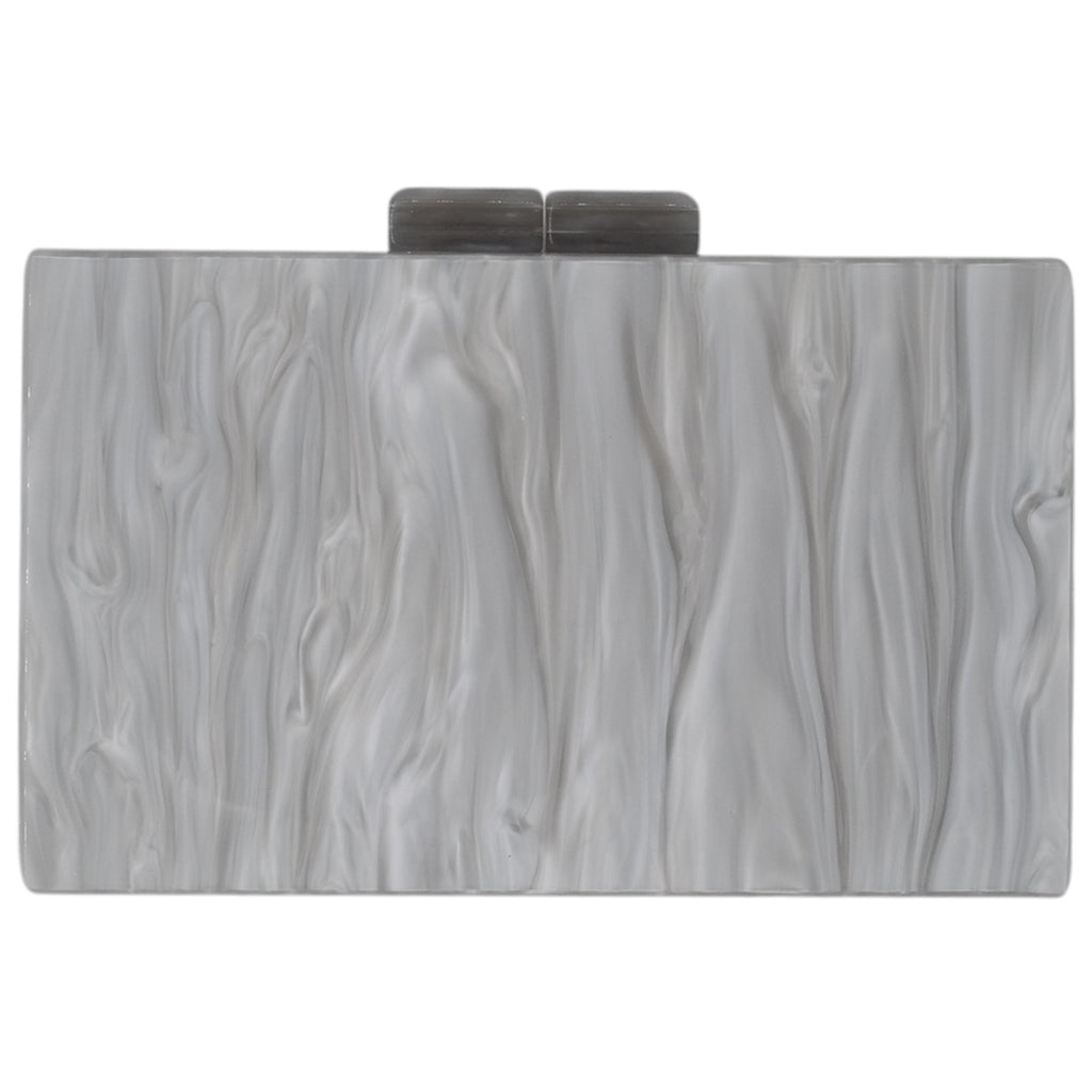 '- ["Accessori","Diva","Donna","Nuovo"] - Diva Clutch Resin Grigio LD510 - Lupis SRL