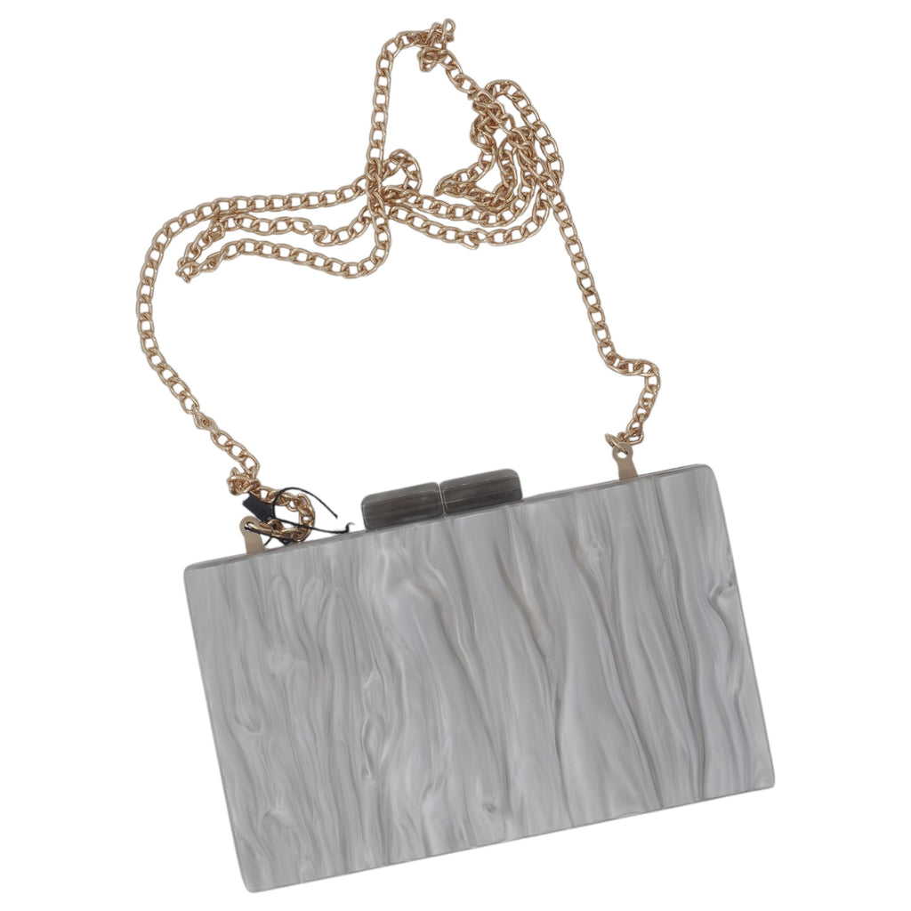 '- ["Accessori","Diva","Donna","Nuovo"] - Diva Clutch Resin Grigio LD510 - Lupis SRL