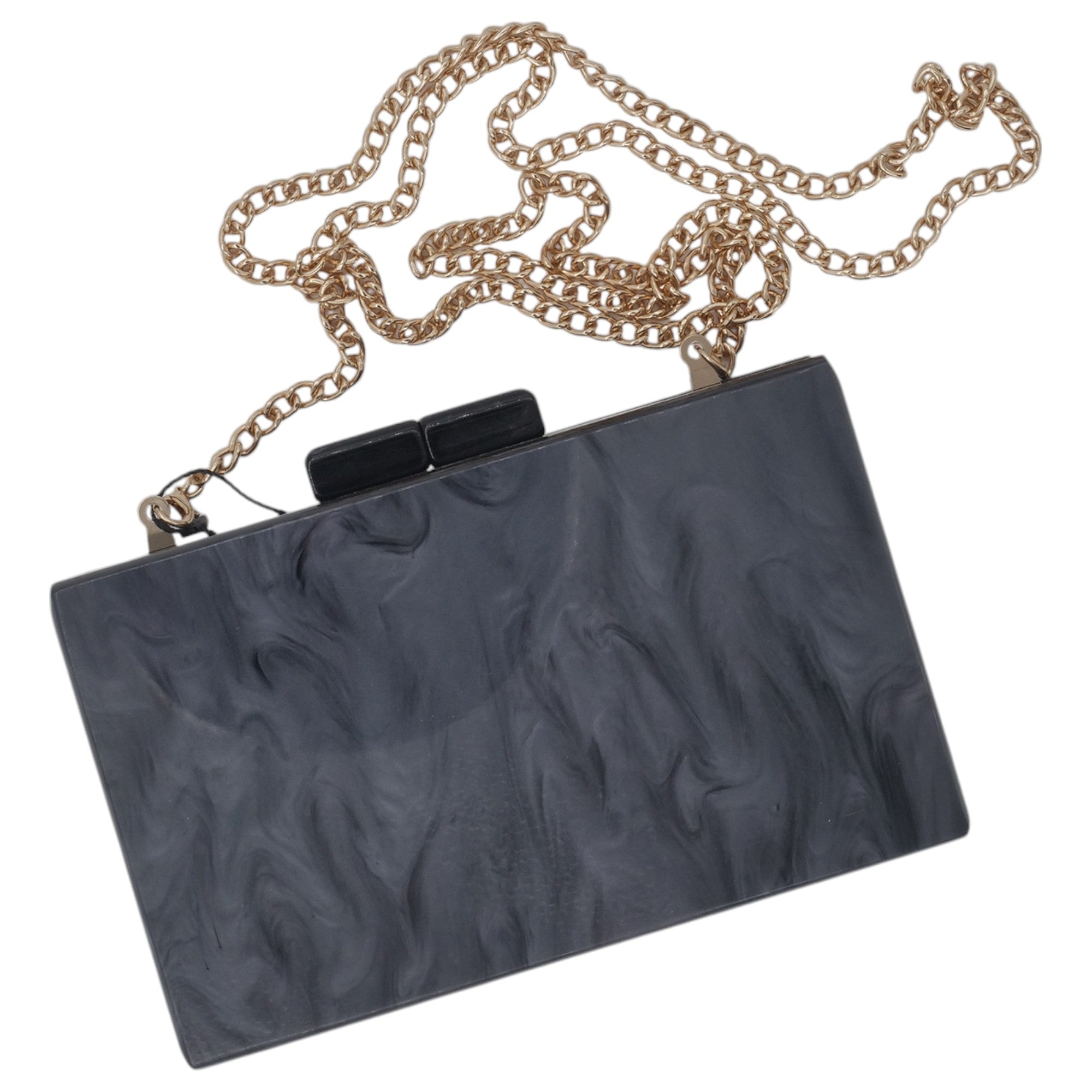 '- ["Accessori","Diva","Donna","Nuovo"] - Diva Clutch Resin Nero LD510 - Lupis SRL