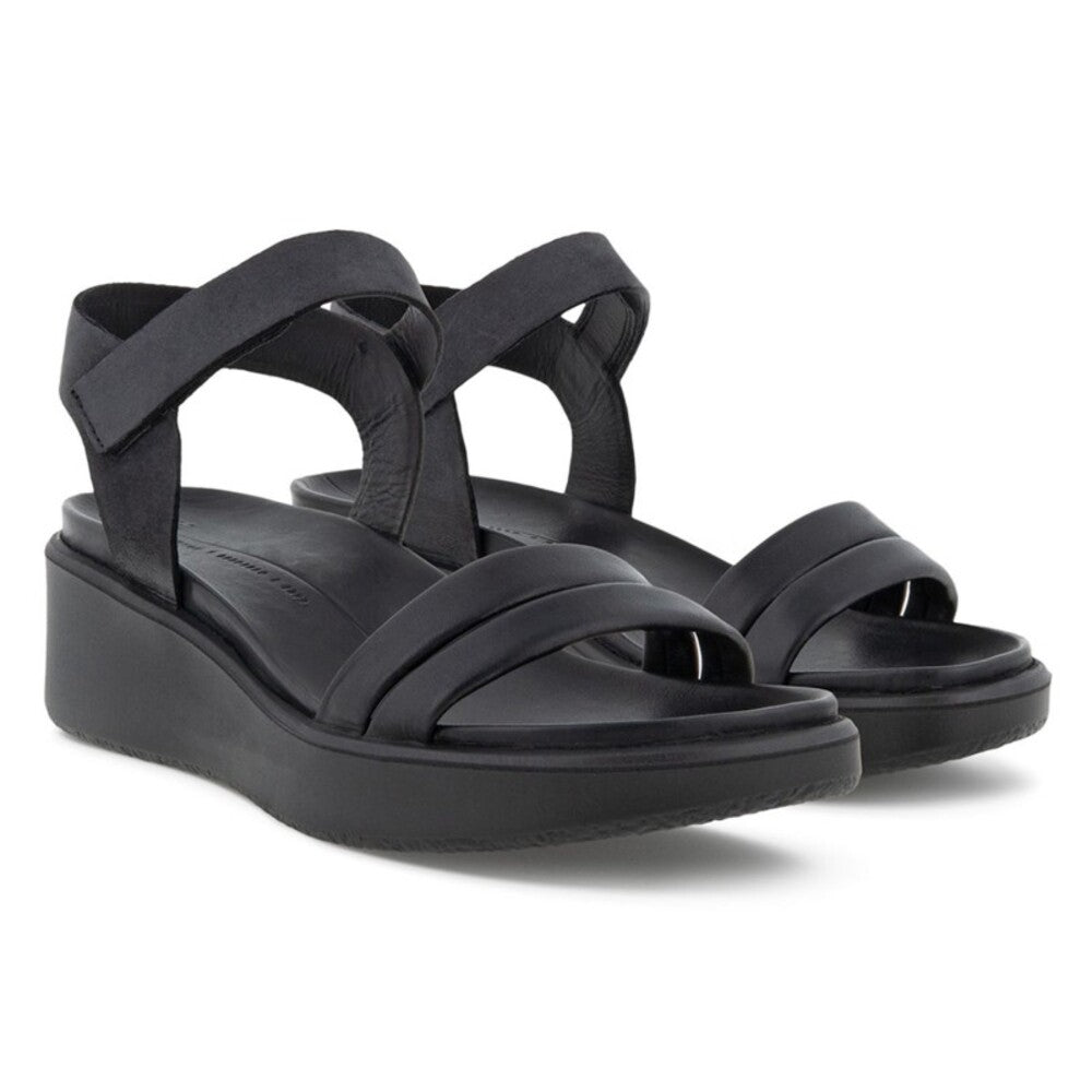 '- ["Donna","Ecco","PE25","Sandali","Scarpe"] - Ecco Flowt Wedge LX W Black - Lupis SRL