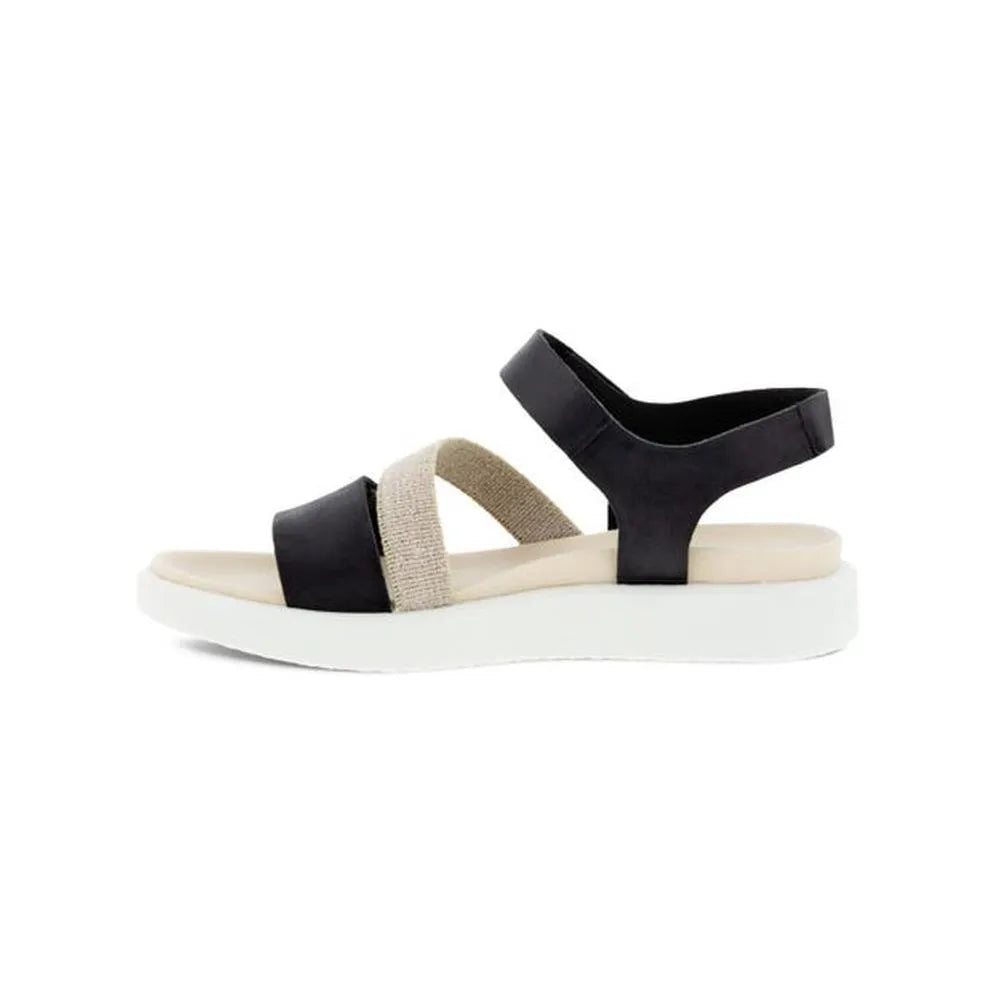 '- ["Donna","Ecco","PE25","Sandali","Sandali Sportivi"] - Ecco Sandals Flowt 2-Strap Black - Lupis SRL