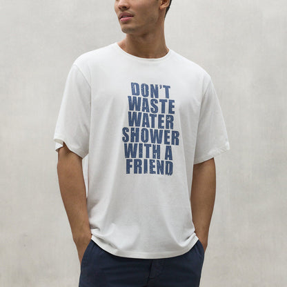 Ecoalf - Abbigliamento, Ecoalf, Nuovo, T-Shirt, Uomo - Ecoalf Wastealf T-Shirt Man White - Lupis SRL