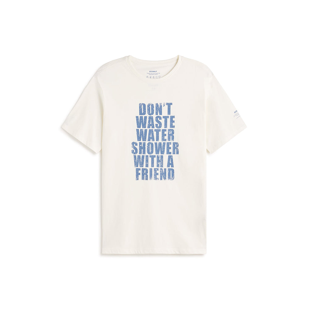 '- ["Abbigliamento","Ecoalf","T-Shirt","Uomo"] - Ecoalf Wastealf T-Shirt Man White - Lupis SRL