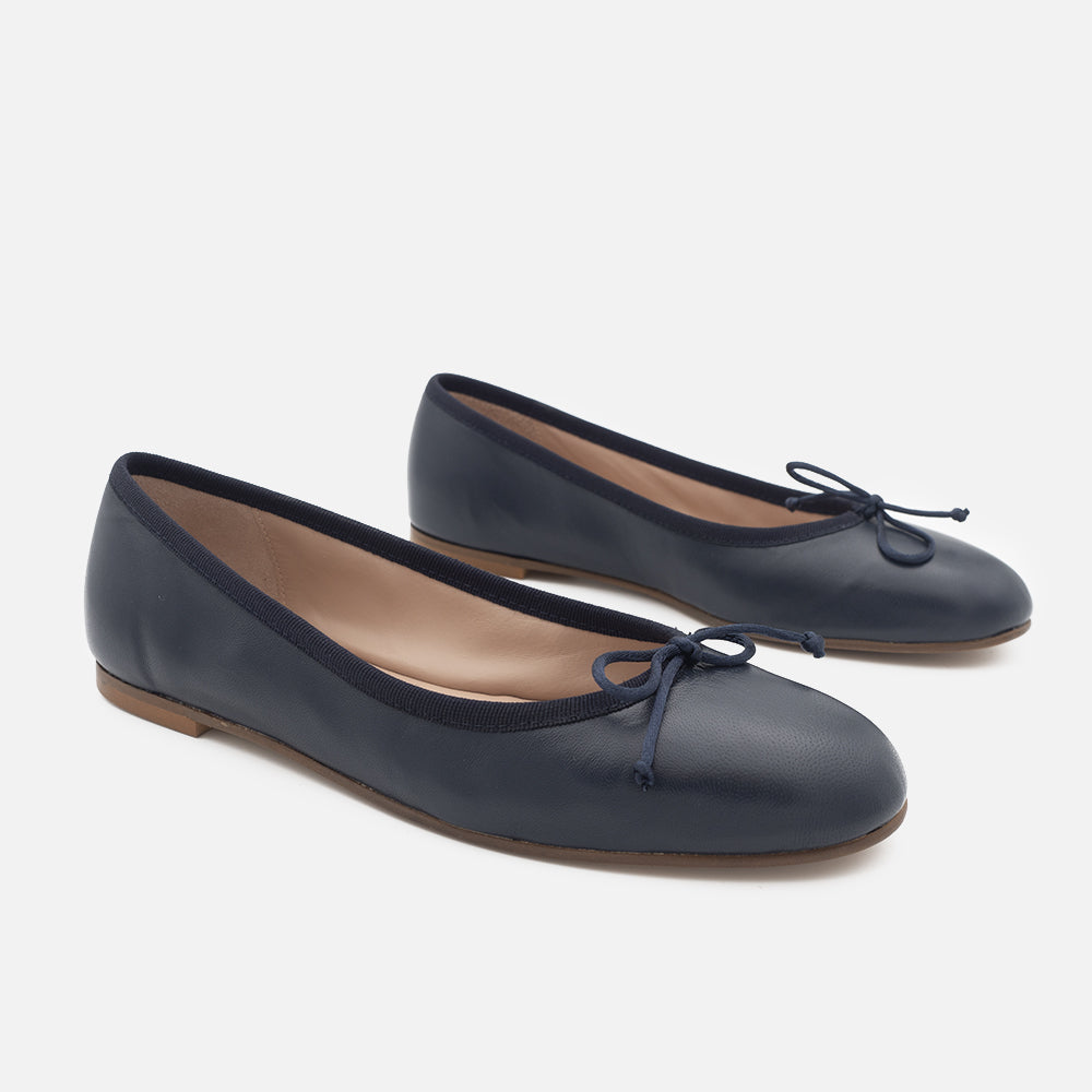 '- ["Artigianato","Ballerine","Donna","Etienne","Scarpe"] - Etienne 102 Blu Ballerina - Lupis SRL