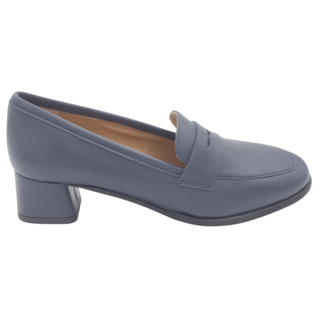 '- ["Artigianato","Donna","Etienne","Mocassini","Nuovo","Scarpe"] - Etienne 3000S Mocassino Nappa Navy - Lupis SRL