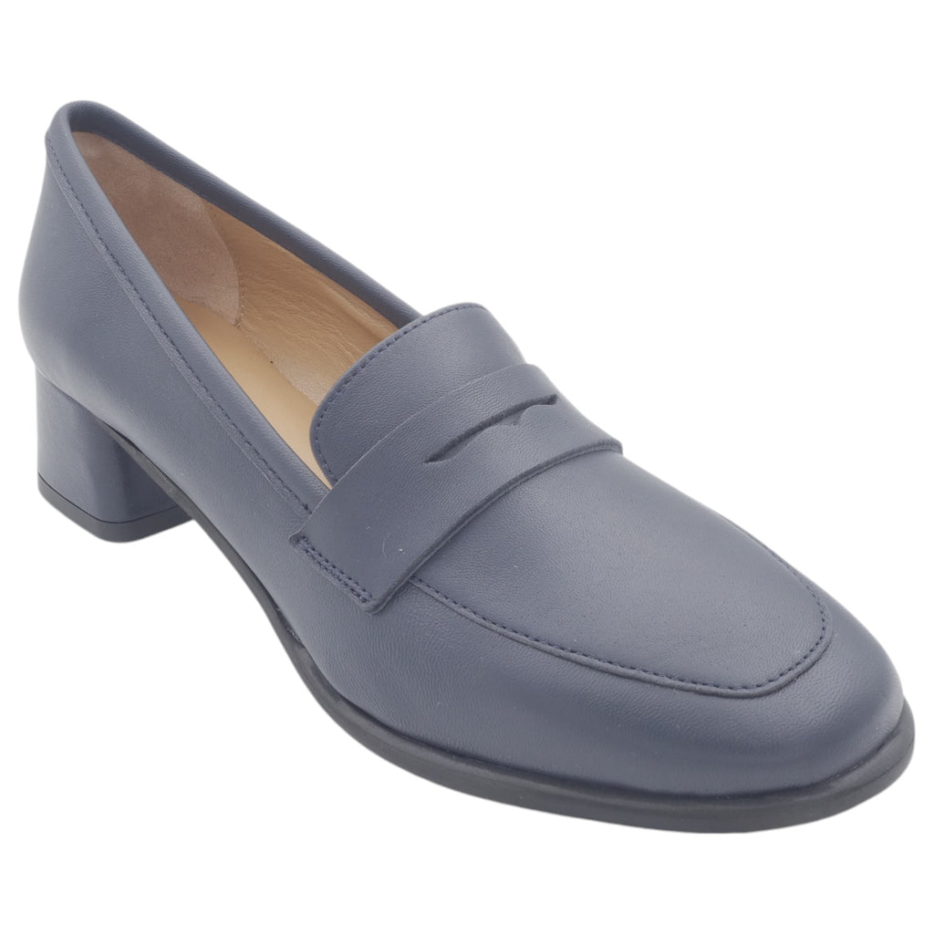 '- ["Artigianato","Donna","Etienne","Mocassini","Nuovo","Scarpe"] - Etienne 3000S Mocassino Nappa Navy - Lupis SRL