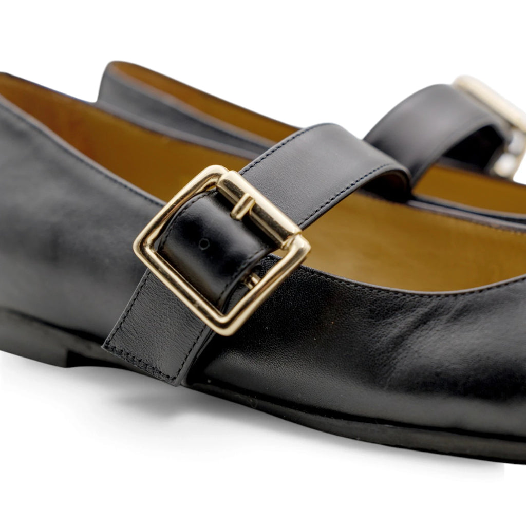 Eva Picci Osaka Crepe Nappa Nero Cinturino Nero 163